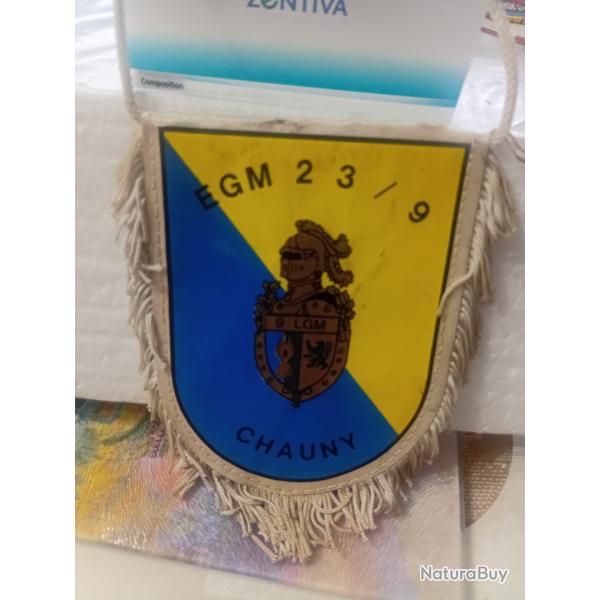 Fanion de gendarmerie mobile de CHAUNY EGM 23/9
