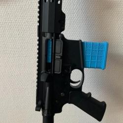 CHARGEUR TEMOIN DE CHAMBRE VIDE AR15 BLEU
