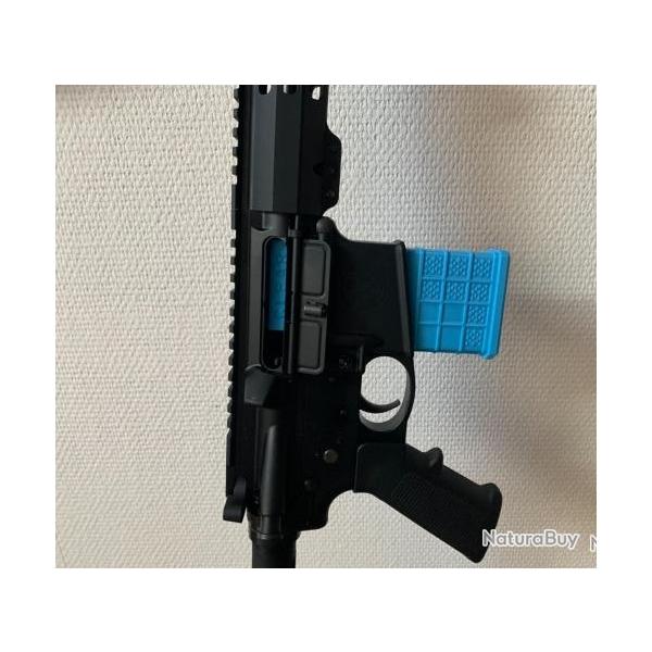 CHARGEUR TEMOIN DE CHAMBRE VIDE AR15 BLEU