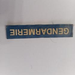Ancienne bande velcro de gendarmerie