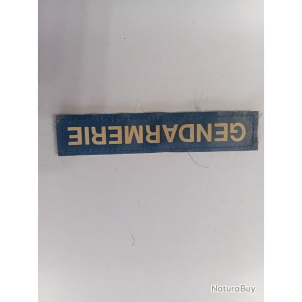 Ancienne bande velcro de gendarmerie