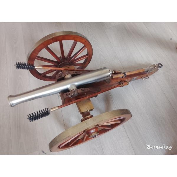 Pi�ce d'artillerie canon de campagne poudre noire ? Calibre ?
