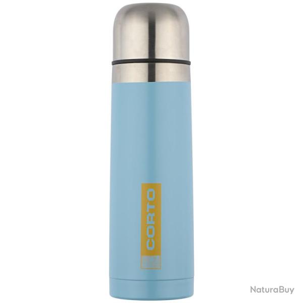 Thermo Corto 750 ml bleu avec tasse inox