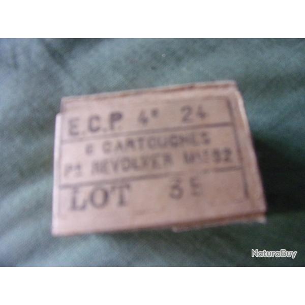 boite  de  cartouches de revolver 1892 Mas