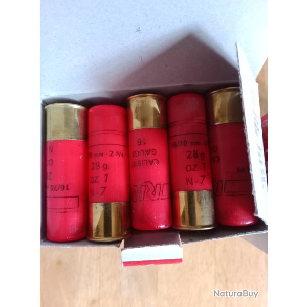 Munition 16/70 Rio 3 boite de 25