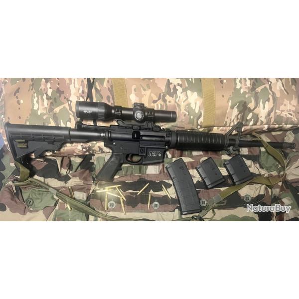 Smith & Wesson - MP15 Sport I - 223 rem - Lunette Hawke Endurance 30 WA tir Tactical 1-4x24
