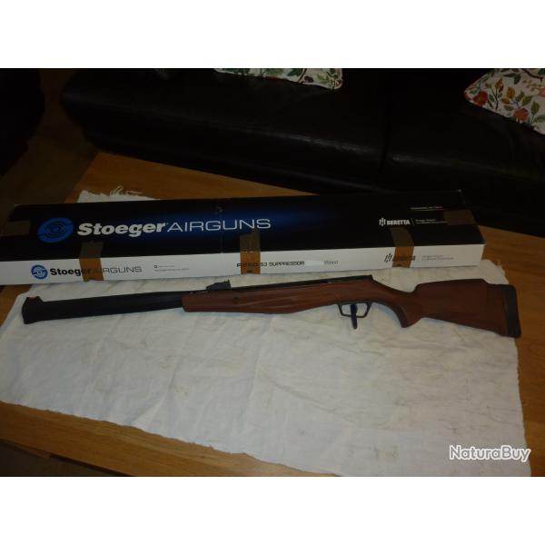 Carabine Stoeger RX20 S3 bois Suppressor 4.5 mm (19.9 joules) Carabine neuve -