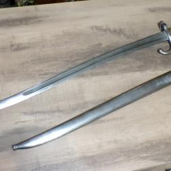 UNE BA&Iuml;ONNETTE DE FUSIL CHASSEPOT 1866 de MUTZIG