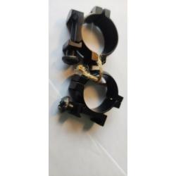 PAIRE DE COLLIERS FIXES DIAM. 30 POUR RAIL WEAVER