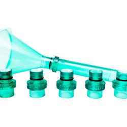 RCBS - Quick Change Powder Funnel (Entonnoir + drop Tube + 5 Adaptateurs) - 9190