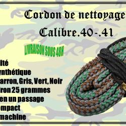 Cordon de nettoyage pour calibre .40 / .41
