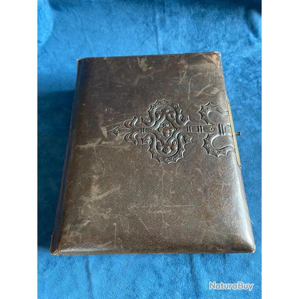 Ancien album photos et cartes postales WW1