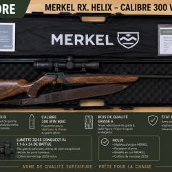 Carabine MERKEL RX HELIX Altesse Cal.300 WINMAG Grade 6, avec Lunette ZEISS 1x4 -24