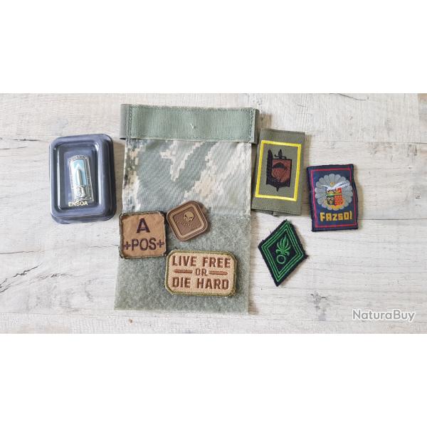 lot militaria collection aisoft patch insigne