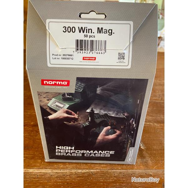 Douilles Norma - 300 Win Mag