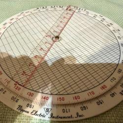 Disque de calcul vitesse/direction du vent - Nippon Electric Instrument - vantage