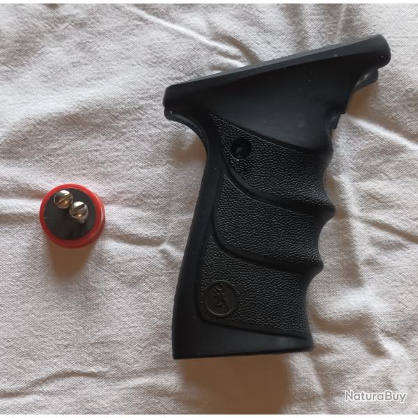 crosse - Plaquette caoutchouc pour pistolet browning mod�le BUCKMARK - buck mark - vis inox