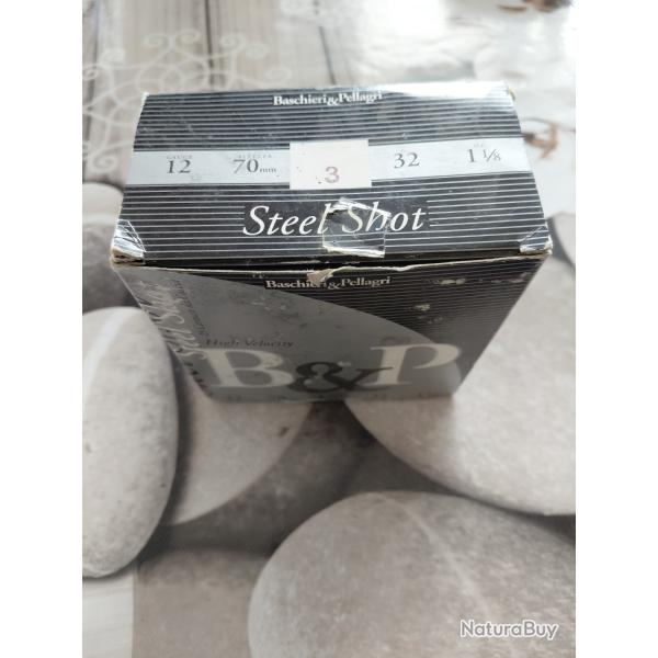 Cartouches cal 12 Baschieri & Pellagri -steel shot