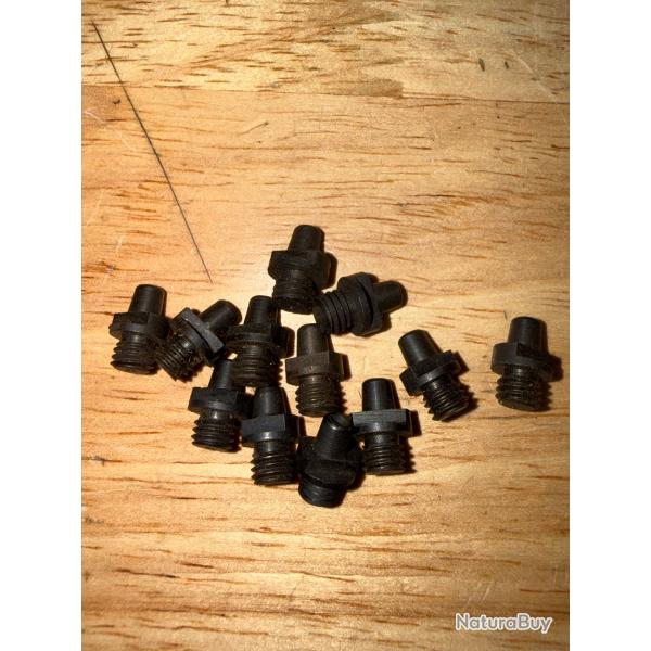LOT DE 12 CHEMINEES REVOLVER OU PISTOLET POUDRE NOIRE NEUVES DE STOCK ANCIENNES (3)