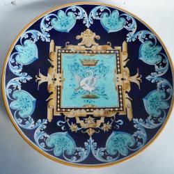Plat c&eacute;ramique Ulysse Blois &Eacute;mile Balon