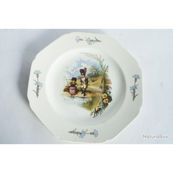 Assiette terre de fer Choisy le Roi