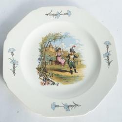 Assiette terre de fer Choisy le Roi