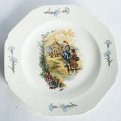 Assiette terre de fer Choisy le Roi
