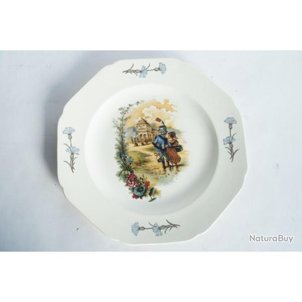 Assiette terre de fer Choisy le Roi