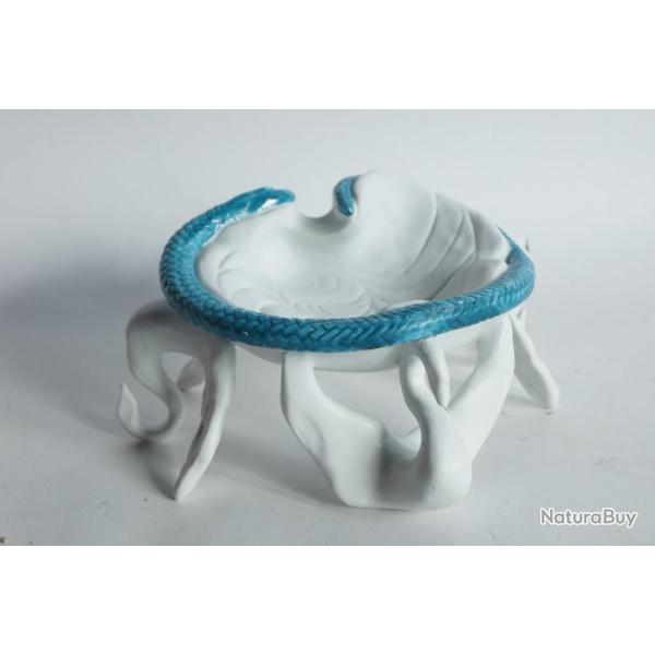 SALVADOR DALI Sculpture porcelaine Air India Cygne �l�phant