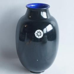 Joe ZUCKER Peinture originale sur porcelaine S&egrave;vres 1987
