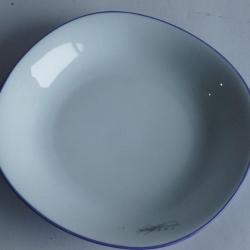 Assiette porcelaine Dan FLAVIN Artes Magnus &eacute;dition limit&eacute;e