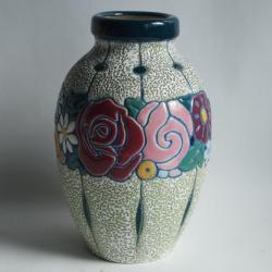 Vase c&eacute;ramique Amphora Art D&eacute;co Autriche