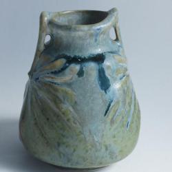 Petit vase gr&egrave;s Denbac Art Nouveau