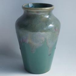 Vase gr&egrave;s L&eacute;on POINTU Saint Amand en Puisaye