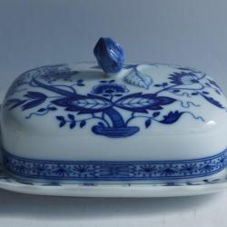 Beurrier porcelaine Blue onion Hutschenreuther Allemagne