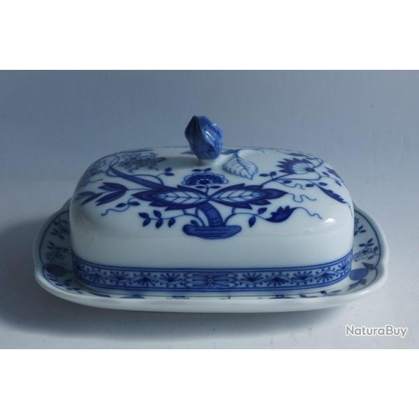Beurrier porcelaine Blue onion Hutschenreuther Allemagne