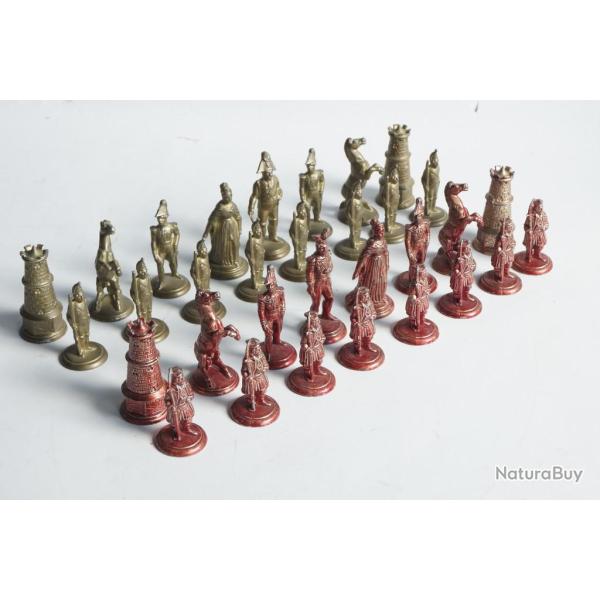 Jeu d'�checs Napol�onien m�tal