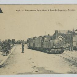 CPA Savoie Tramways de Saint-Genix &agrave; Pont-de-Beauvoisin