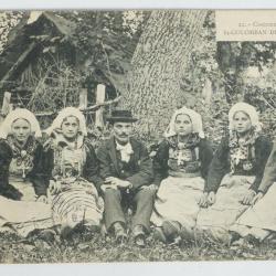 CPA St-Colomban-des-Villards Costumes de Savoie