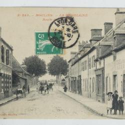 CPA Allier Moulins La Madeleine Route de Limoges