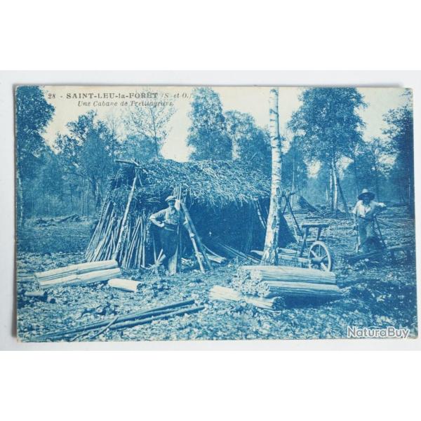 CPA Val d'Oise Saint-Leu-la-For�t Une cabane de Treillageurs