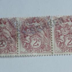 Timbre France Poste Serbes &agrave; Corfou 1918 oblit&eacute;r&eacute;