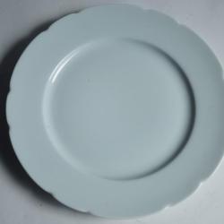Assiette &agrave; d&icirc;ner Cluny 26 cm porcelaine Limoges