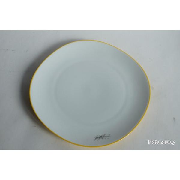 Assiette porcelaine Dan FLAVIN Artes Magnus �dition limit�e