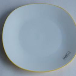 Assiette porcelaine Dan FLAVIN Artes Magnus &eacute;dition limit&eacute;e