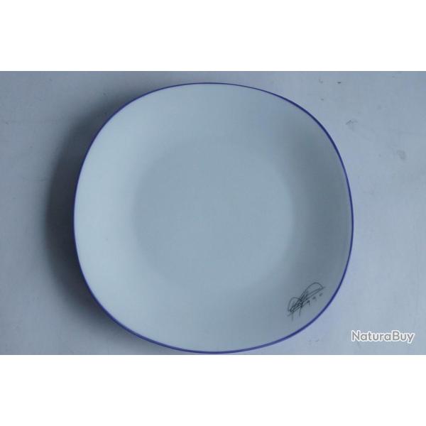 Assiette porcelaine Dan FLAVIN Artes Magnus �dition limit�e