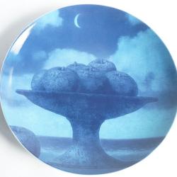 Assiette porcelaine Ren&eacute; Magritte Artes Magnus