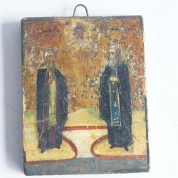 Ic&ocirc;ne orthodoxe russe Saints Zosime et Savvaty de Solovki