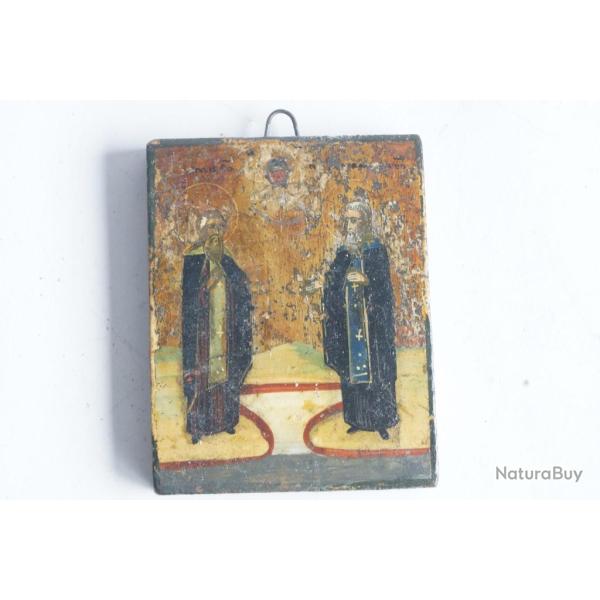 Ic�ne orthodoxe russe Saints Zosime et Savvaty de Solovki