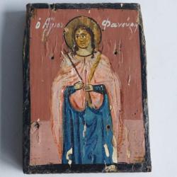 Ic&ocirc;ne orthodoxe grecque Saint Fanourios